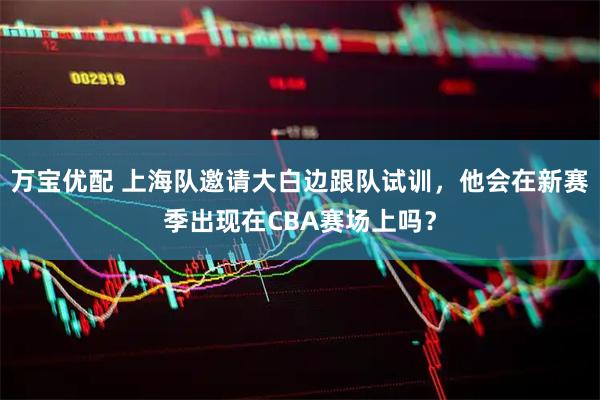 万宝优配 上海队邀请大白边跟队试训，他会在新赛季出现在CBA赛场上吗？
