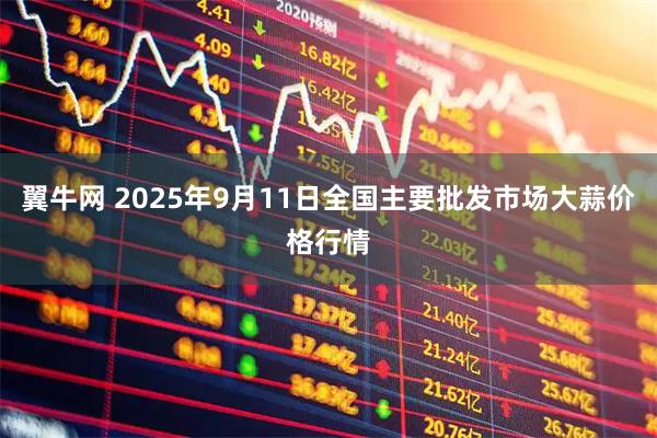 翼牛网 2025年9月11日全国主要批发市场大蒜价格行情