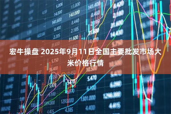 宏牛操盘 2025年9月11日全国主要批发市场大米价格行情